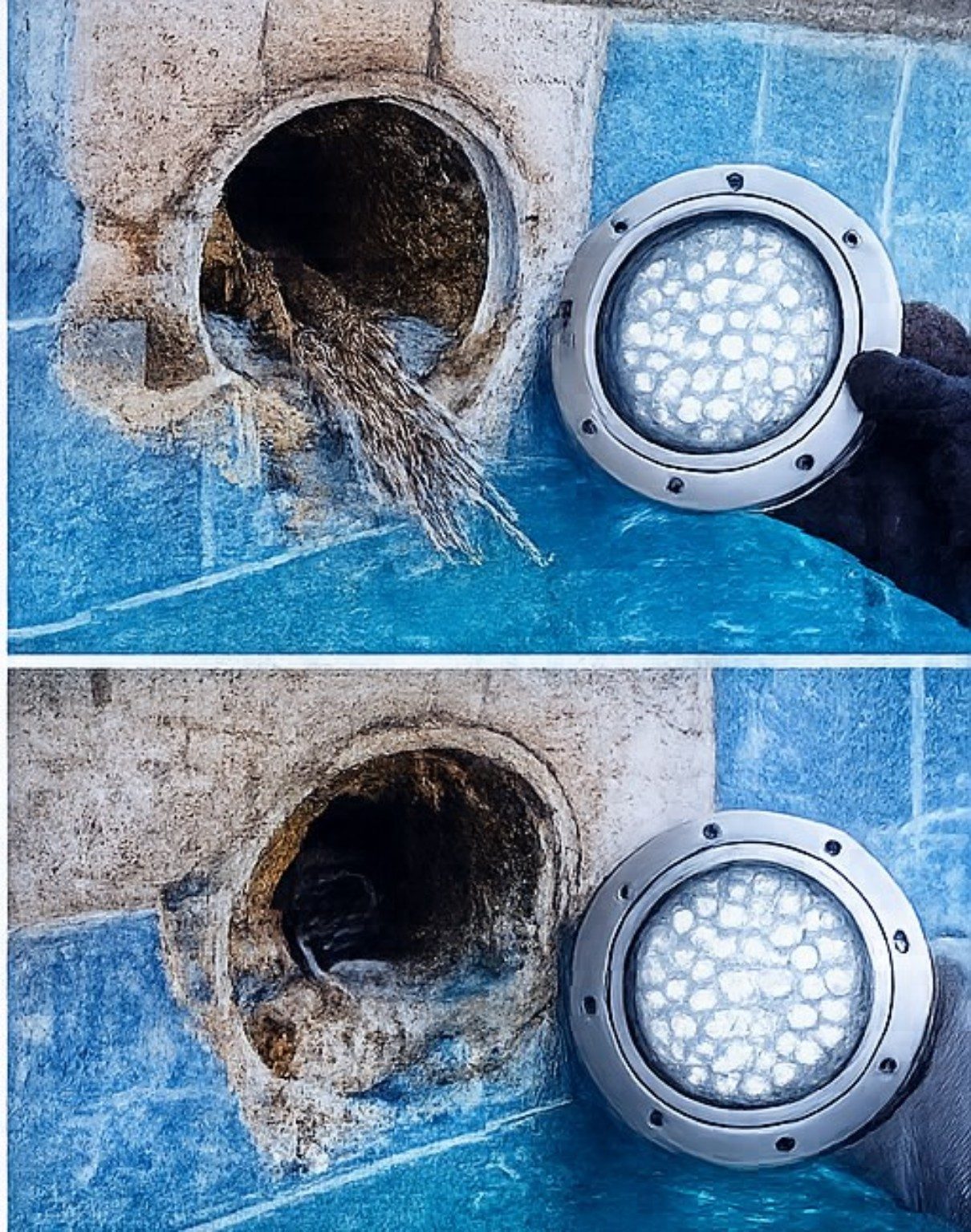 Pool light niche service